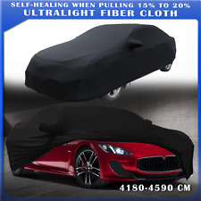 For Maserati 3200GT 430 Black Full Car Cover Satin Stretch Indoor Dust Proof A+ picture