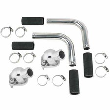 1949-53 Chrome Flathead Radiator Hose Kit & Thermostat Housing picture