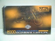 2000 Harley Davidson Owner's Manual - Softail Models - 99469-00A - BRAND NEW picture
