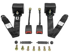2Pcs 3‑Point Retractable Safety Seat Belts Black For Toyota Camry picture