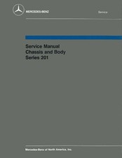 1984-1987 MercedesBenz 190E 190D SERIES 201 Factory Shop Service Manual picture