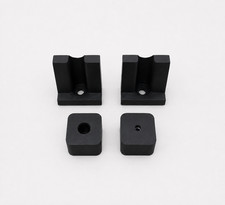 1981-1991 Chevy GMC Fleetside Pickup Tuck C10 K10 Tailgate Rubber Bumper Set 4PC picture