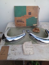 1956 56 Chevy rear accessory bumper guards NOS Used Bel Air 210 150 Nomad * picture