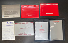 1992 1993 1994 Porsche 911 964 Carrera Turbo Owners Manual SET OEM picture