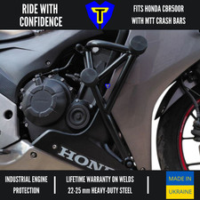 MTT Engine Guard Crash Bars Honda CBR500R 2013-2015 Protection 22-25mm picture