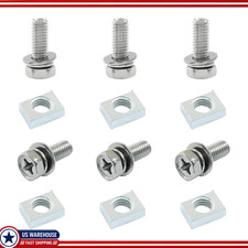 6 Pairs M6x16MM Carbon Steel Bolts and Nuts Kit Motorcycle Battery, ATV picture