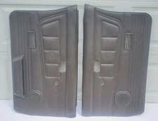 1986 - 1997 Nissan D21 Hardbody Pickup Door Panel Card Pair Left Right OEM Brown picture