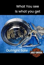 Harley FXSTD Softail RIM DEUCE 2000 -07 Rear Custom CHROME Wheel OEM Outright picture