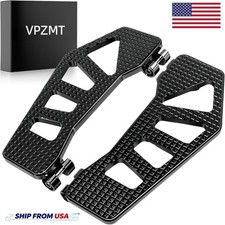 Motorcycle Driver Floorboards Rider Footboards Front Footpegs for Harley Black picture