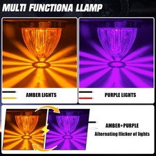 Dual Color LED Watermelon Lights w/Bracket Side Marker Light for Truck Trailer picture