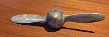 Vintage/ Antique Chrome Car Nose Ornament Studebaker Propeller 1950's, 7 Inches picture