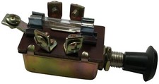 Universal Push Pull 3 Position Headlight Switch 12V - 5 Terminal & Glass Fused picture