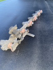 TOYOTA 2JZGTE VVTi FUEL INJECTORS & PIPE = Supra Aristo Rail 2JZ-GTE 23209-46100 picture