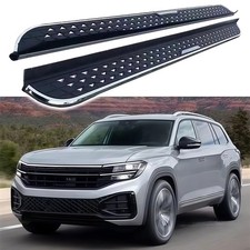 2Pcs Side Step Running Board Nerf Bars Fit for VW Volkswagen Atlas 2018-2026 picture