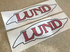 Lund Vintage Fishing Boat Decal 13