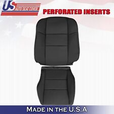 2009 2010 For Acura RDX Driver Top Bottom Synthetic Perf Leather Seat Covers BLK picture