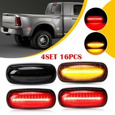 4-40X Amber Red LED Fender Side Marker Lamp Smoked For Ram 2500HD 3500HD 2003-09 picture