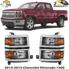 Front Headlights Assembly For 2014-2015 Chevrolet Silverado 1500 picture
