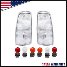 RARE All Clear Euro Rear Tail Light Set For 99-02 Chevy Silverado Pickup Truck picture