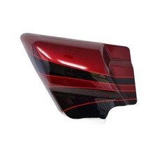 66612-11DFN NEW OEM HARLEY-DAVIDSON CVO LEFT SIDE COVER RIO RED FLTRUSE picture