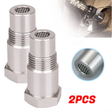 2PCS M18 x 1.5 Oxygen Sensor Thread Repair Nut Bung with Filter Screen - NEW picture