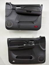 07-09 Cadillac Escalade Set Of Front Interior Power Door Panels OEM Black picture