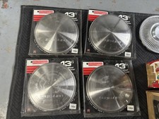 STYLEl-LINE Moon Wheel Cover 13 Inch Stainless Steel - 4 NEW Salt Flat Style picture