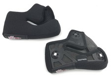Bell Race Star/Pro Star Helmet Triple Density Magnetic Cheek Pads Black 40mm picture