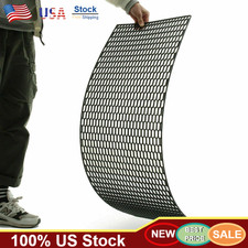 Universal  Honeycomb Mesh  Grill Spoiler Bumper Vent ABS 47''x16'' Car Racing picture