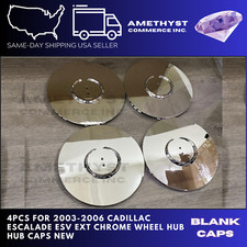 4pcs 2003-2006 For CADILLAC ESCALADE ESV EXT Chrome Wheel Hub Hub Caps New SET picture