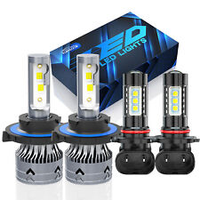 For Dodge Challenger 2009-2010 AUIMSOCO LED Headlights Bulbs High Low+Fog Lights picture