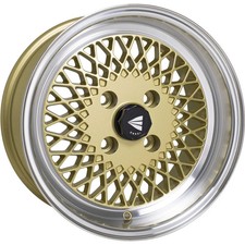 Enkei 465-570-4838GG Enkei92 15x7 4x114.3 +38mm Gold Machined Lip Wheel (Each) picture