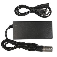 36V 42V 2A Lithium Battery Charger – For 10 Series Li-ion Packs, 3-Pin XLR Conne picture