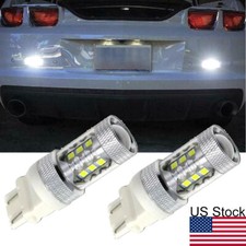 2pcs 3156 LED 6000K White Backup Reverse Light Bulb For Chevy Camaro Corvette picture