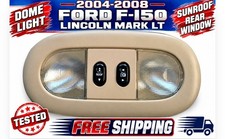OEM ✅2004-2008 Ford F-150 Lincoln Mark LT Beige Dome Light Sunroof Rear Window picture
