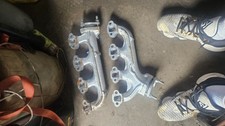  Exhaust Manifolds Cast Iron Natural Ford 260 289 302 302 Boss Pair picture