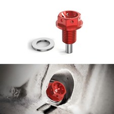 M12 X 1.5 Magnetic Engine Oil Drain Plug Red For BMW 1 2 3 4 5 6 7 Series picture