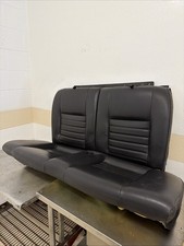 Ford Mustang GT Coupe Black Rear Seat Set Upper+Lower Fits 1999-2004 picture