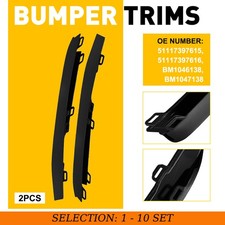 2-20X Fit BMW M3 Base 3.0L 2016 2017 2018 Front Bumper Black Trim Grille Molding picture
