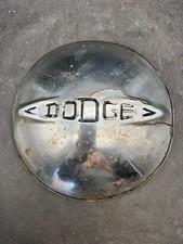 Vintage 1935-1936 Dodge D-Series Artillery Chrome Hubcap Center Cap Dog Dish picture