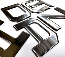 3D CHROME MIRROR RAISED DOMED TAILGATE LETTER FOR TOYOTA TUNDRA 2022- 26 US MADE picture