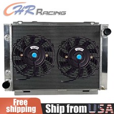 3 Row Full Aluminum Radiator+Fan For 1966 1967 Lincoln Continental V8 Engine picture