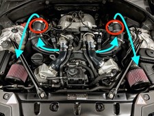 BMW N63 Intake Cold Air Intake housing 550i 750i 750Li 50i F01 F02 F07 F10 F11 picture