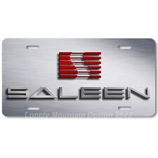 Ford Mustang Saleen Inspired Art on Gray FLAT Aluminum Novelty License Tag Plate picture