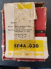 1939-45 Mercury V8 piston ring set Perfect Circle #: 584A .030 3 3/16