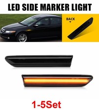 1-5Set Waterproof LED Side Marker Light For 04-08 Acura TL Front Fender Amber picture