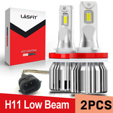 LASFIT H11 H9 H8 LED Headlight Bulb Low Beam Fog Light 50W 5000LM 6000K White 2x picture