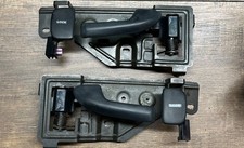 OEM 92-96 Honda Prelude Interior Door lock Handles Pair Left and Right Black picture