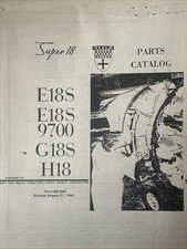 Beechcraft Twin Beech Super 18 Illustrated Parts Catalog 414-180154C E18S G18S picture