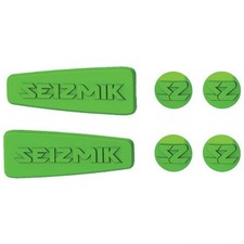 Seizmik Weather Seal Caps for Pursuit Side View Mirrors Green | 18076 picture